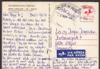 Brazil PPC Rio Grande Bento Goncalves VIA AEREA PAR AVION Label 1991 ØLGOD Denmark (2 Scans) - Cartas & Documentos