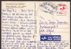 Brazil PPC Rio Grande Bento Goncalves VIA AEREA PAR AVION Label 1991 ØLGOD Denmark (2 Scans) - Covers & Documents