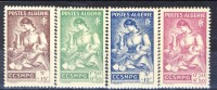 Algeria 1944 Pro Famiglie Prigionieri Di Guerra Serie N. 205-208 ** MNH Catalogo € 4 - Neufs