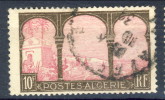 Algeria 1927-30 Tipi Del 1926 N.84  Fr. 10 Bruno E Rosa USATO Catalogo € 46 - Oblitérés