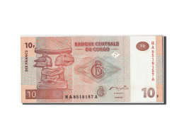 Billet, Congo Democratic Republic, 10 Francs, 2003, 2003-06-30, KM:93a, NEUF - República Democrática Del Congo & Zaire