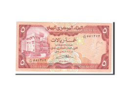 Billet, Yemen Arab Republic, 5 Rials, 1991, Undated, KM:17c, TTB - Yémen