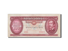 Billet, Hongrie, 100 Forint, 1957-1983, 1989-01-10, KM:171h, TTB - Ungheria