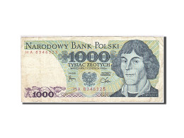 Billet, Pologne, 1000 Zlotych, 1974-1976, 1982-06-01, KM:146c, TB+ - Polen