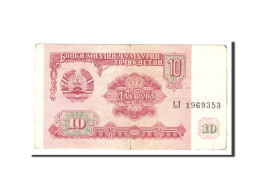 Billet, Tajikistan, 10 Rubles, 1994, Undated, KM:3a, TB - Tagikistan