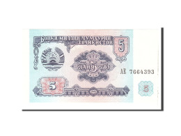 Billet, Tajikistan, 5 Rubles, 1994, Undated, KM:2a, NEUF - Tayikistán