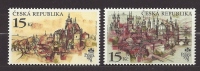 Tschechische Republik Czech Republic 1997 MNH ** Mi 156-157 Sc 3022-23 Yv 153-154 Prague. - Ungebraucht