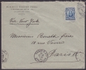 1911-H-43 CUBA REPUBLICA. 1911. 5c AGRAMONTE CARTA A PARIS, FRANCIA. - Lettres & Documents