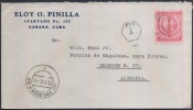 1939-H-50 CUBA REPUBLICA. 1939. PROPAGANDA DEL TABACO. TOBACCO. POSTAGE DUE COVER TO GERMANY. 1947. - Covers & Documents