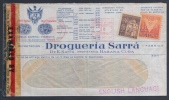 1944-H-16 CUBA REPUBLICA. 1944. 5c. COVER PERFINS "SARRA. DRUG STORE PHARMACY COVER - Lettres & Documents