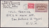 1956-H-28 CUBA REPUBLICA. 1956. GENERALES DE LA GUERRA. 1958. SOBRE A US. - Lettres & Documents