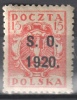 Poland Eastern Silesia 1920 Plebiscyte  - MLH(*) - Mit Falz - Altri & Non Classificati