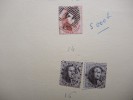 BELGIQUE - Petite Collection Montée Sur Feuille D´album - A Voir - Lot N° 10554 - Colecciones