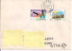 FRANCOBOLLI COMMEMORATIVI,1977, SPAGNA ALICANTE - RAVENNA, ITALIA - Storia Postale