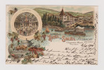 AK ZH KÜSNACHT Hotel Du Soleil 1901-10-04 Küsnacht Litho Künzli - Küsnacht