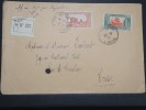 FRANCE - TUNISIE - Enveloppe En Recommandée De Ksour - Essaf Pour Sousse En 1937 - A Voir - Lot P 14856 - Storia Postale