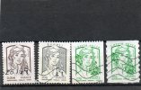 FRANCE    4 Timbres     2013 Y&T : 4764  4766   4778 Et 858 Adhésif   Marianne De Ciappa-Kawena    Oblitérés - 2013-2018 Marianne Van Ciappa-Kawena