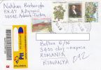 AGRI AND OSMANYIES TOWNS, FLOWERS, MUSTAFA KEMAL ATATURK, STAMPS ON REGISTERED COVER, 2010, TURKEY - Briefe U. Dokumente