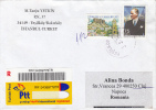 OSMANYIES TOWN, MUSTAFA KEMAL ATATURK, STAMPS ON REGISTERED COVER, 2010, TURKEY - Cartas & Documentos