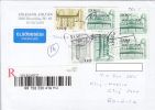 CHAIRS, SOFA, STAMPS ON REGISTERED COVER, 2010, HUNGARY - Cartas & Documentos