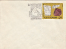 ARCHAEOLOGY, ANCIENT PIECES, SPECIAL POSTMARK AND STAMP ON COVER, 1977, ROMANIA - Archaeology