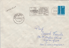 NO TO NUCLEAR WEAPONS SPECIAL POSTMARK, ENDLESS COLUMN STAMP ON COVER, 1981, ROMANIA - Covers & Documents