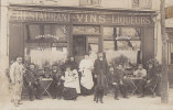 Commerce - Carte-Photo -  Restaurant Vins Liqueurs - Paris ? - Métiers - Caniche - A Situer - Restaurants