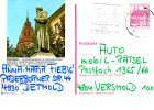 ALLEMAGNE. Carte Pré-timbrée Ayant Circulé En 1987. Mainz/Statue De Gutenberg. - Cartes Postales Illustrées - Oblitérées