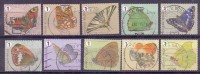 Belgie - 2014 - OBP - Vlinders - Marijke Meersman  - Gestempeld  -  Zonder Papierresten - Used Stamps