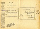 PTT, 1931,Taxes Téléphoniques, 1931, Rodez, Cachet, Relevé Détaillé Au Verso, Usine Loubière Pessens - Telegrafi E Telefoni