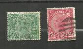 Queensland N°63, 64 Cote 3 Euros - Used Stamps