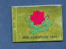 Schweiz **  0-63   Markenheft Pro Juventute 1972 Postpreis  6,00 CHF - Carnets