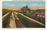 Pueblo Colorado, Union Railroad Depot Train Station, C1910s/20s Vintage Postcard - Pueblo