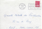 ROCHECHOUART 1975 Flamme Hommage à Daumier Graveur Caricaturiste Sculpteur Peintre Art - Grabados