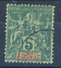 Anjouan Protettorato Francese 1892-99 Tipi Sage N. 4 C. 5 Verde USATO Catalogo €6,30 - Altri & Non Classificati