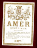 Ancienne étiquette, Amer Supérieur, Imp. Douin & Jouneau Paris - Sonstige & Ohne Zuordnung