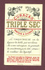 Ancienne étiquette, Curaçao Triple Sec, Imp. Douin & Jouneau Paris - Otros & Sin Clasificación