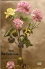 Y05 / BELLE CPA FANTAISE 1918 VIVE SAINTE CATHERINE BOUQUET DE FLEURS DANS VASE - Santa Caterina