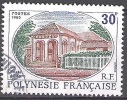 Polynésie Française 1989 Michel 521 O Cote (2005) 0.50 € Bâtiment De La Poste De 1875 Cachet Rond - Gebraucht