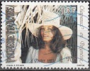 Polynésie Française 1983 Michel 377 O Cote (2005) 0.50 € Femme Avec Chapeau Cachet Rond - Usati