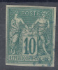 France Colonies General Issues 1877 Yvert#32 Used - Sage