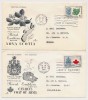 CANADA - 10 Enveloppes FDC - Série Des Emblèmes Floraux - Régions Diverses - 1964/66 - Briefe U. Dokumente