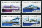 TURKEY 2002 (**) - Mi. 3323-26, Turkish Merchant Ships (3rd/3 Issue) - Nuovi