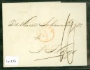 POSTHISTORIE * BRIEFOMSLAG Uit 1842 Van LEIDEN Naar SCHEURLEER Te  ´s-GRAVENHAGE (10.256) - ...-1852 Prephilately