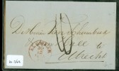POSTHISTORIE * HANDGESCHREVEN BRIEF Uit 1863 Van ALKMAAR Naar UTRECHT (10.262) - ...-1852 Préphilatélie
