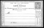 Carte Précurseur Coloniale Ile De La Réunion Neuve - COL 31 (fleurs De Lys Dans Les Coins) - Otros & Sin Clasificación