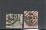Grande Bretagne _ Timb. De Service _ Govt Parcels  N °26/27(1883 - Service