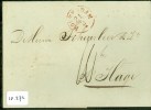 POSTHISTORIE * BRIEFOMSLAG  Van ROTTERDAM Aan SCHEURLEER Te 's-GRAVENHAGE  (10.272) - ...-1852 Vorläufer