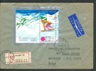 1972. REGISTERED  AIR MAIL COVER GDANSK--BROOKLYN  N.Y.  U.S.A. - Flugzeuge