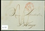 POSTHISTORIE * BRIEFOMSLAG Uit 1850 Van ROTTERDAM Aan SCHEURLEER Te ´s-GRAVENHAGE  (10.273) - ...-1852 Préphilatélie